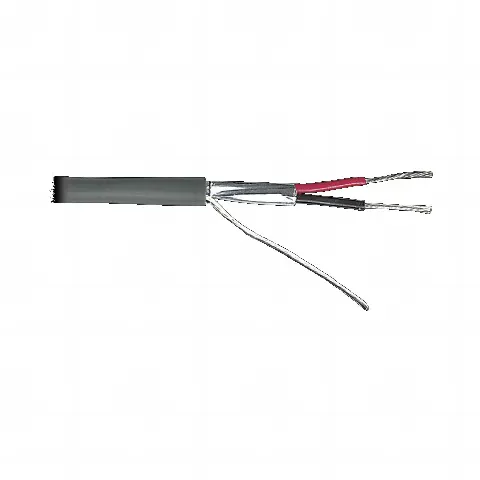 Cable 2 x 18 AWG / Blindado / 305 Metros / Riser / UL / Color Gris / Hecho en México