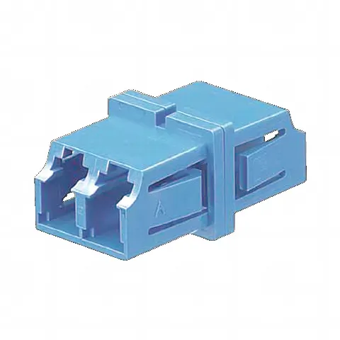 Módulo Acoplador LC Duplex, Para Fibra Monomodo, Color Azul