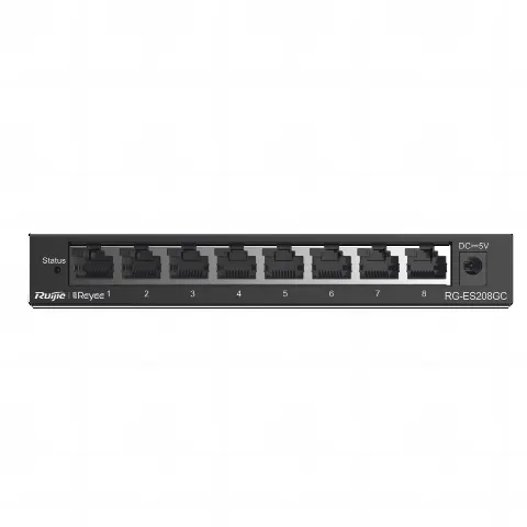Switch Administrable con 8 puertos Gigabit, gestión gratuita desde la nube