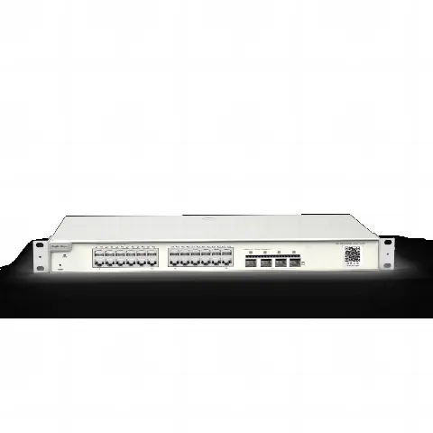 Switch Administrable Capa 3 con 24 puertos Gigabit + 4 SFP+ para fibra 10Gb, gestión gratuita desde la nube