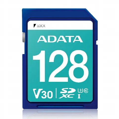 Secure Digital ADATA V30 SDXC UHS-I U3 ADATA ASDX128GUI3V30S-R