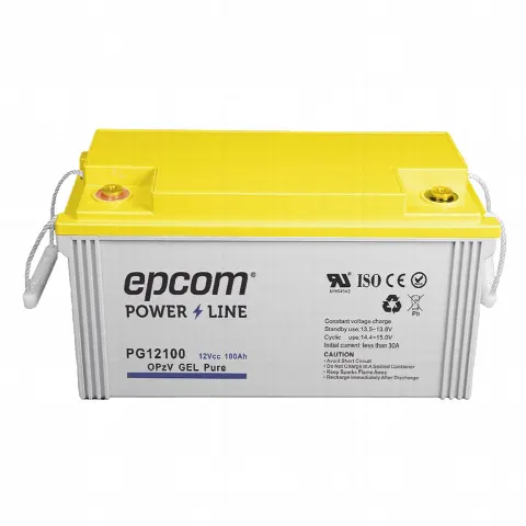Batería de Gel OPzV / 12 Vcc / 100 Ah / Ciclo Profundo / Fotovoltaica y Respaldo