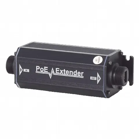 Extensor PoE Gigabit / 200 m (656.2 ft) / 60 W / IP66 / 1 Puerto Entrada / 1 Puerto Salida / Sin Alimentación Adicional