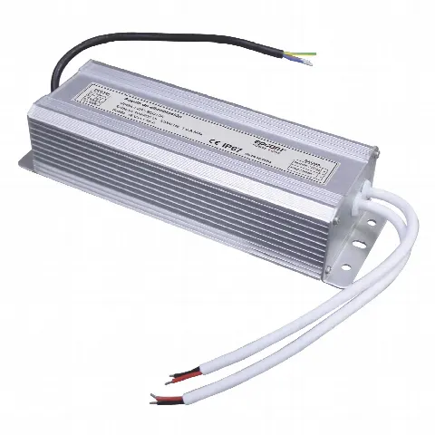 Fuente de Alimentación IP67 / 12 VCC Regulado / 10 A Totales / 2 Salidas / Entrada 100-265 VCA / Operación -10°C a 50°C
