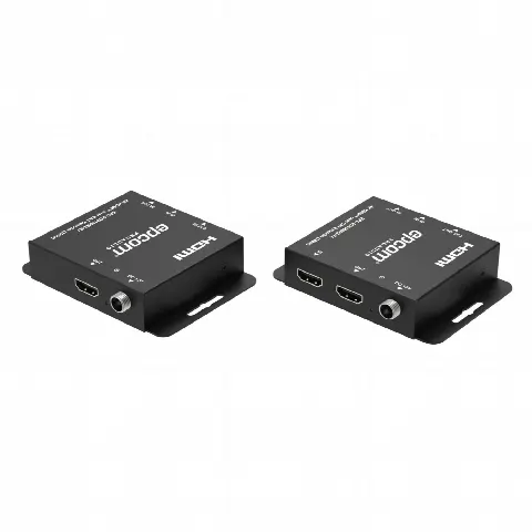 Extensor HDMI / 4K30 sin Compresión / 100 m (328.1 ft) / Cat6/6a / PoC Bidireccional / Audio 5.1CH / HDCP 1.4