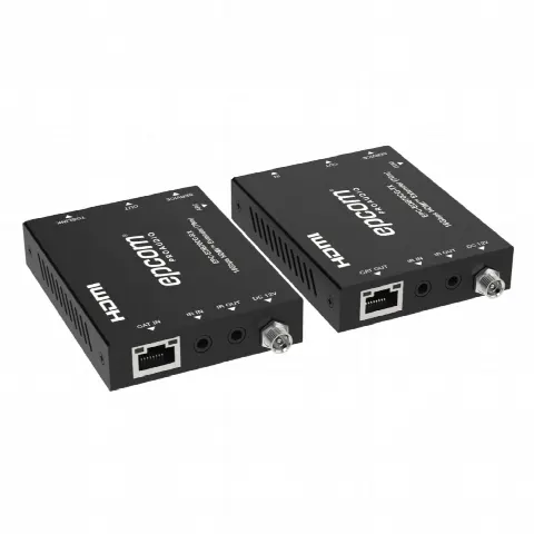 Extensor HDMI / 4K@60Hz 4:4:4 / HDR y Dolby Vision / Transmisión 70 m (229.7 ft) por CAT6/6a / PoC Bidireccional / ARC y Audio Óptico / EDID e IR