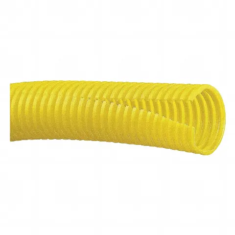 Tubo Corrugado Abierto para Protección de Cables, 1.50in (38.1 mm) de Diámetro, 152.4 m de Largo, Color Amarillo
