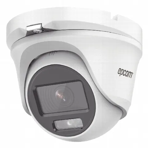 Cámara Turret TURBOHD / 2 Megapixel 1080p / Color 24/7 / Luz Blanca 20 m (65.6 ft) / Ángulo 105° / Audio Integrado / IP66 / 4 Tecnologías Seleccionables / Exterior