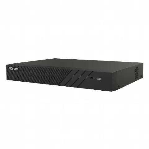 DVR Pentahíbrido / 12 Canales (8 TURBOHD + 4 IP) / 8 Megapixel (4K) / Reconocimiento Facial / Audio Bidireccional por Coaxitron / H.265+ / 1 Bahía HDD 10 TB / Salida HDMI y VGA 4K