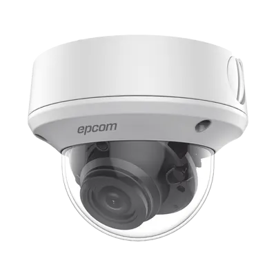 Cámara Domo TURBOHD / 5 MP / Lente 2.7 - 13.5 mm / EXIR 40 m (131.2 ft) / 4 en 1 / IP67 / IK10