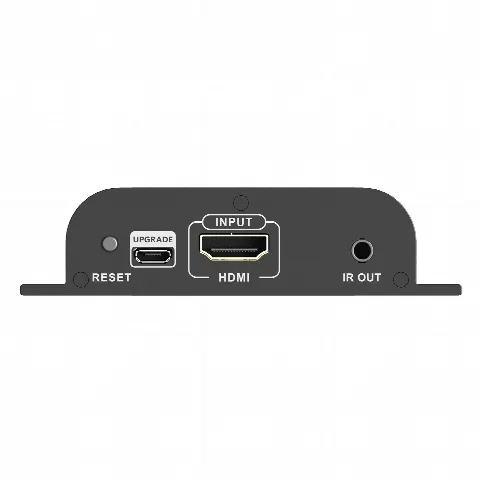 Receptor HDMI IP / 4K @ 60 Hz / Extensión 120 m (393.7 ft) / Cat 6 / IR Bidireccional / Latencia Ajustable