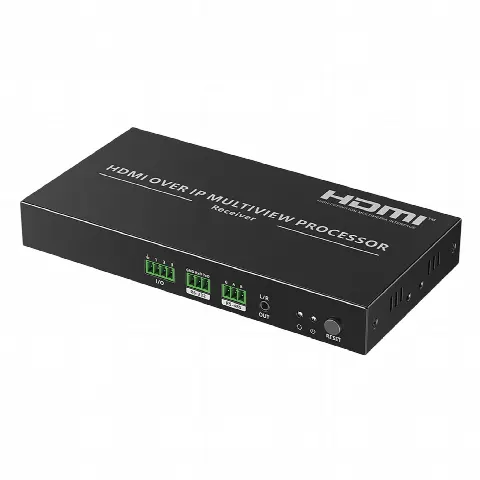 Receptor Multivisor HDMI / 4K 60 Hz / IP Matrix / Latencia 70-180 ms / PoE / IR Bidireccional / RS-232/485