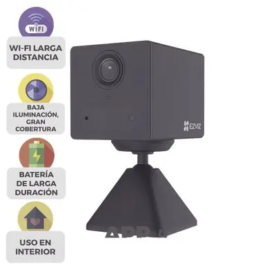 Cámara IP Wi-Fi / 2 Megapixel Full HD / Batería Recargable 2000 mAh / Audio Bidireccional / Visión Nocturna 5 m (16.4 ft) / Instalación Magnética / Interior