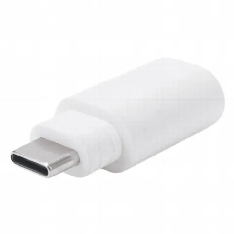 Adaptador de Conexión / Micro USB a USB-C / Compatible Panel Solar y Cámara Batería / Plástico Resistente