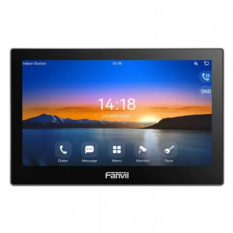 Monitor IP/SIP para Interior / Pantalla Táctil 7 Pulgadas / Video HD 1080p H.264 / Wi-Fi y Ethernet 10/100 Mbps / Control de Acceso Remoto