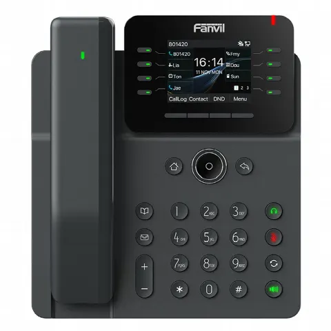 Teléfono IP / Handset Inalámbrico Bluetooth / 12 Líneas SIP / Pantalla IPS Táctil 2.8" HD / Conferencia 6 Vías / Puertos Gigabit / PoE 802.3af