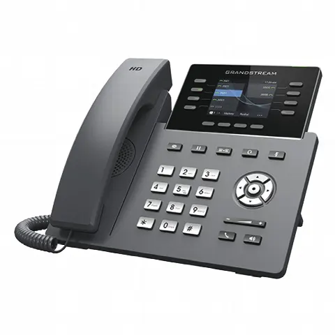 Teléfono IP / 8 Líneas SIP / 4 Cuentas / Wi-Fi 5 Dual-Band / Pantalla 2.8" / Gigabit / Bluetooth / PoE / Audio Opus