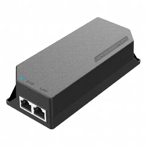 Inyector PoE / 30W / Puerto 2.5G / IEEE 802.3at / Plug-and-Play / Entrada 100-240VAC / Operación 0°C a 45°C