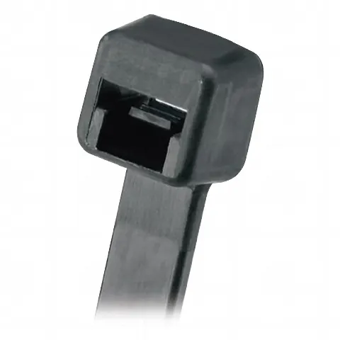 Cincho de Nylon 6.6, 203mm largo x 3.6mm ancho, Color Negro. Paquete de 1000 Piezas