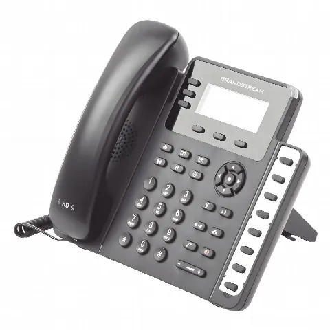 Teléfono IP / 3 Líneas SIP / Conferencia 4 Vías / 8 Teclas BLF / Pantalla LCD 132x64 / PoE / Dual Gigabit