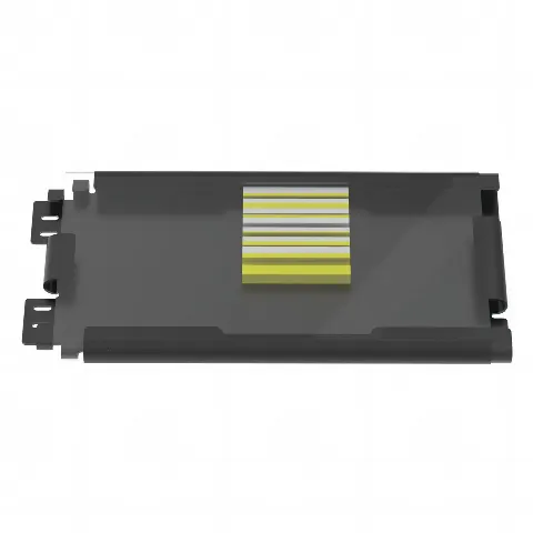 Charola de Empalme para Fibra Óptica, Para Protección de 6 Empalmes de Fusión o Mecánicos, Compatible con los Paneles FWME2