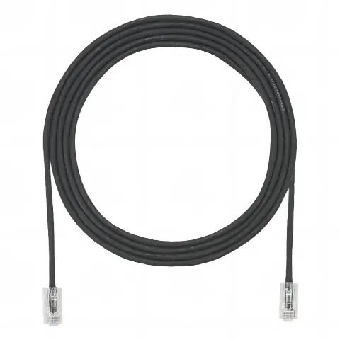 Cable de Parcheo UTP Cat6A, CM/LSZH, Diámetro Reducido (28AWG), Color Negro, 5ft