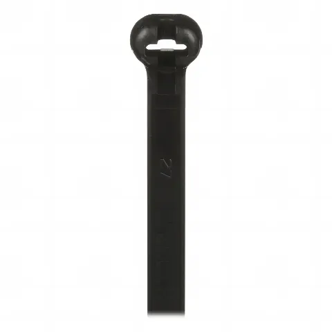 Cincho Dome-Top Nylon 6.6, 378mm largo x 7mm ancho, Color Negro. Paquete de 250 piezas