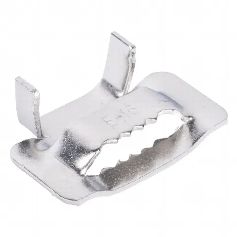 Hebillas PanSteel? de Acero Inoxidable 201, Para Uso con Fleje ESW16T76-CR2, Paquete de 100pz