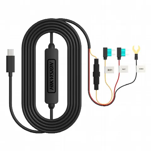 Adaptador Buck DC-DC / Entrada 12-24V DC / Salida 5V miniUSB / Protección Baja Tensión 11.3V / Cable 3.4 m (11.2 ft)