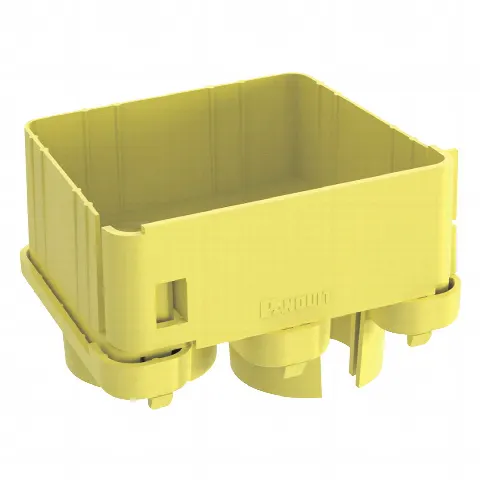 Tapa con 2 Salidas a Tubo de 1.5in (38mm), Para uso con Canaletas 4X4 FiberRunner?, Color Amarillo