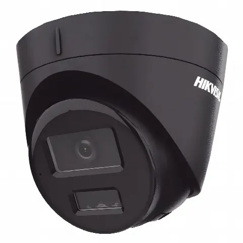 Cámara Turret IP / 4 Megapixel / Dual Light 30 m (98.4 ft) / WDR 120 dB / AcuSense Lite / IP67 / PoE / Micrófono Integrado / Negro / Exterior