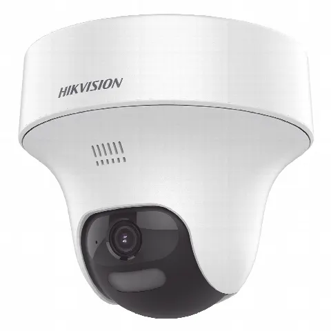 Cámara Domo Turret Turbo HD / 2 Megapixel / Dual Light 25 m (82 ft) IR + 20 m (65.6 ft) Luz Blanca / Audio Bidireccional / Interior