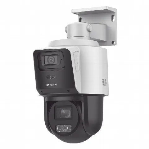 Cámara PTZ IP TandemVu / 4 Megapixel / Zoom Óptico 4X / Dual Light IR 40 m (131.2 ft) + Luz Blanca 30 m (98.4 ft) / WDR 120 dB / AcuSense / Audio Bidireccional / IP66 / PoE+