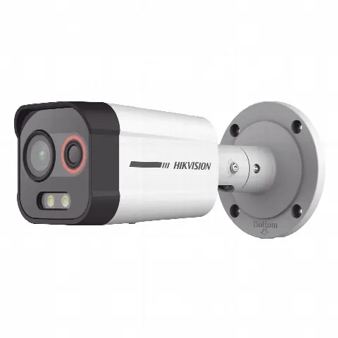 Cámara Bala IP Térmica y Óptica / 4 MP ColorVu / Térmica 96 x 72 / Detección de Fuego 16.2 m (53.1 ft) / Medición de Temperatura -20°C a 300°C / IP67