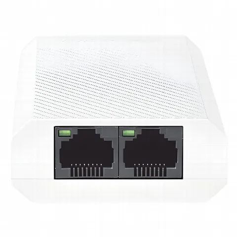 Extensor PoE+ Gigabit / 1 Entrada PoE+ / 2 Salidas PoE+ / 30 W Totales / 200 m (656.2 ft) / Plug and Play / Interior
