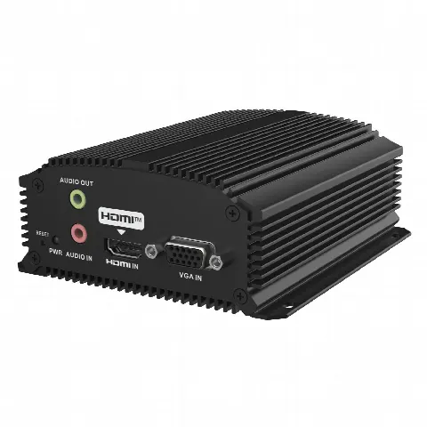 Codificador de Vídeo IP / 4K / H.265 / Entrada HDMI y VGA / Audio / RS-485 / Micro SD 128 GB