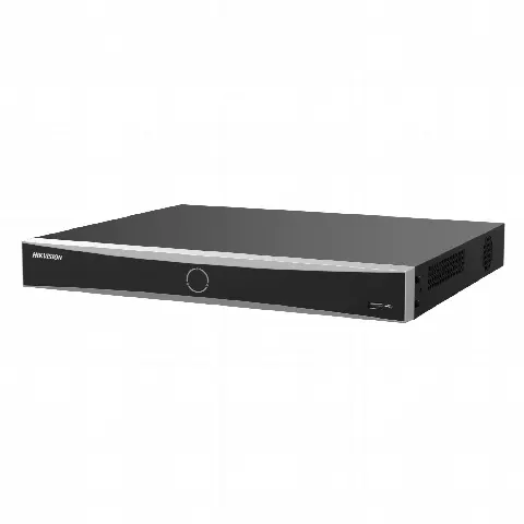 NVR IP / 16 Canales / 16 Puertos PoE+ / 12 Megapixel (4K) / Reconocimiento Facial 50,000 Rostros / 2 Bahías HDD 16 TB / HDMI 4K / Alarmas I/O