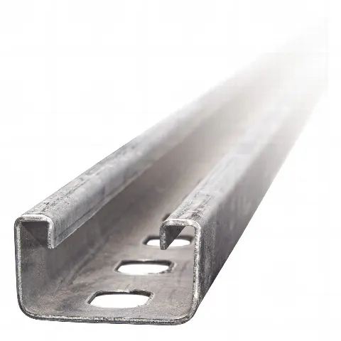 Unicanal Perforado 4 X 2 cm X 3 m / Calibre 16 / Galv. Electrolítico