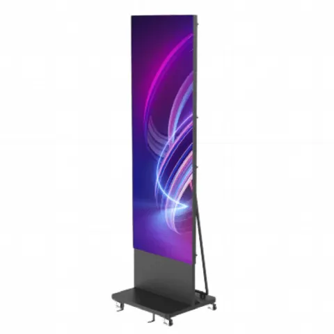 Poster LED de Piso / Pixel Pitch 1.8 mm / 600 cd/m² / Refresco 3840 Hz / Modular Expansible / Case de Transporte / Interior