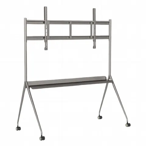 Soporte de Piso Móvil para Pantallas / 75" y 86" / Carga 100 kg / VESA 400x200 a 600x400 / Estructura Metálica 21.2 kg
