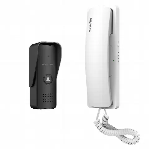 Kit de Audioportero Analógico / 2 Hilos Calibre 18 / 2 Relevadores Independientes / Ajuste de Volumen y Tonos / IP55