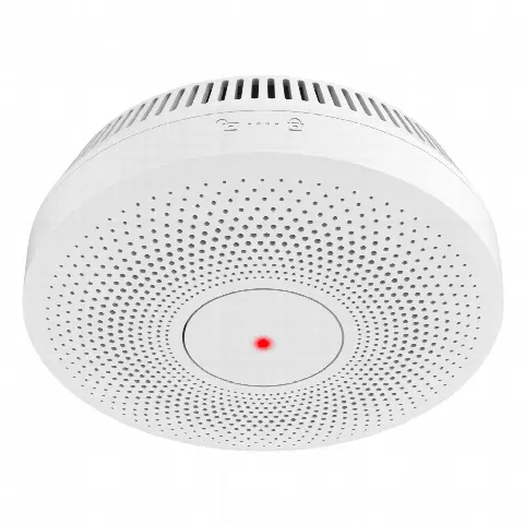 Detector de Humo Interconectable / Doble Sensor de Luz / Alarma 85 dB / Batería Litio 10 Años / Interconexión 30 Dispositivos / Montaje en Techo
