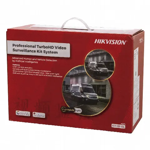 Kit TurboHD / 3K 5 Megapixel / DVR 4 Canales / 4 Cámaras Bala / Dual Light 30 m (98.4 ft) / IP67 / Micrófono Integrado / Cables 18.3 m (60 ft) / Exterior