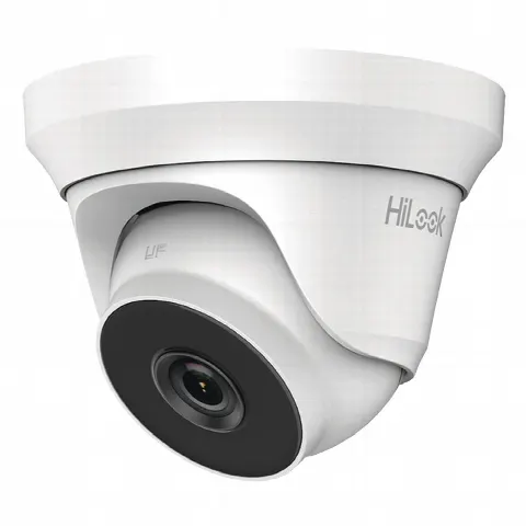 Cámara Turret TURBOHD / 2 Megapixel 1080p / Gran Angular 103° / IR EXIR 40 m (131.2 ft) / 4 Tecnologías / Audio Coaxitron / IP66 / Metal / Exterior