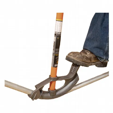 Doblatubos Manual / Hierro Dúctil Fundido / EMT 3/4" e IMC 1/2" / Ángulos 10° a 60° / Pedal Ancho Antideslizante