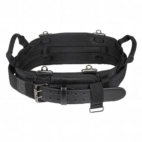 Cinturón para Herramientas / Ancho 2'' / Ajustable 31'' a 34'' (78.7 a 86.4 cm) / Poliéster Balístico y Cuero / Acolchado con Malla de Trama Abierta / Manijas Laterales
