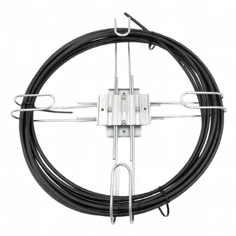 Raqueta de Almacenamiento de Cable / Poste 300-600 mm / 1-2 ft / Cable ADSS 10-14 mm / Aluminio y Acero Inoxidable