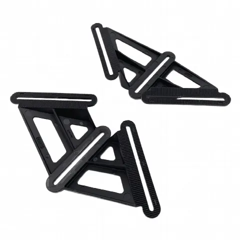 Bracket de Montaje / Bastidor en X / 4 Puntos de Fijación / Compatible 90% Cajas de Empalme / Plástico UV / 2 Piezas