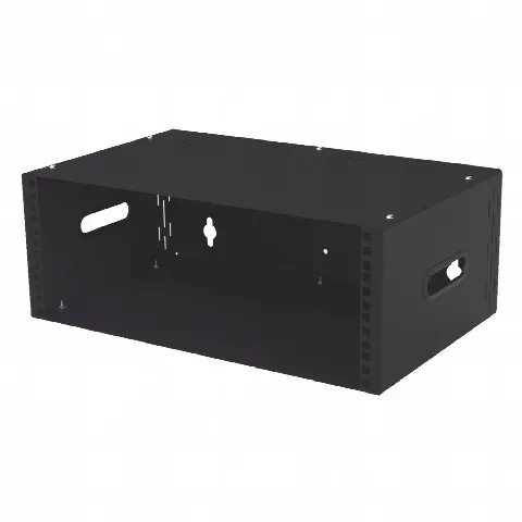 Gabinete de Pared para Redes / 4U / Profundidad 250 mm (9.8 in) / Acero Galvanizado Calibre 20 / Montaje Compacto / Paquete con 4 piezas