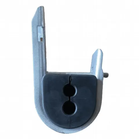 Herraje de Suspensión Tipo J / Ajuste 10-15 mm / Carga 500 kg / Doble Orificio / Resistente UV